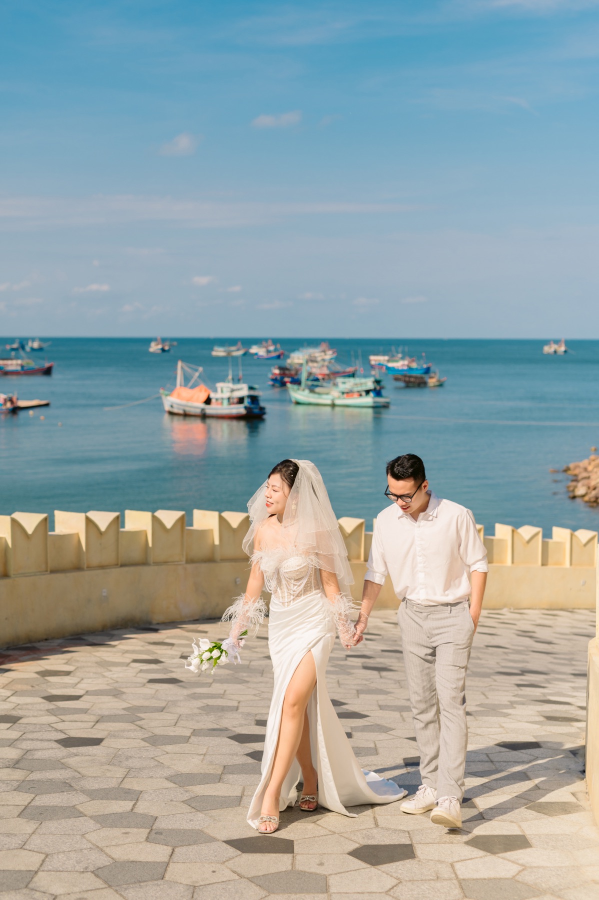 Nam Phương và Phương Linh trong bộ ảnh cưới