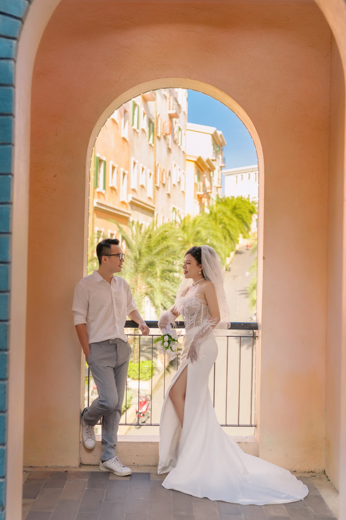Nam Phương và Phương Linh bên nhau