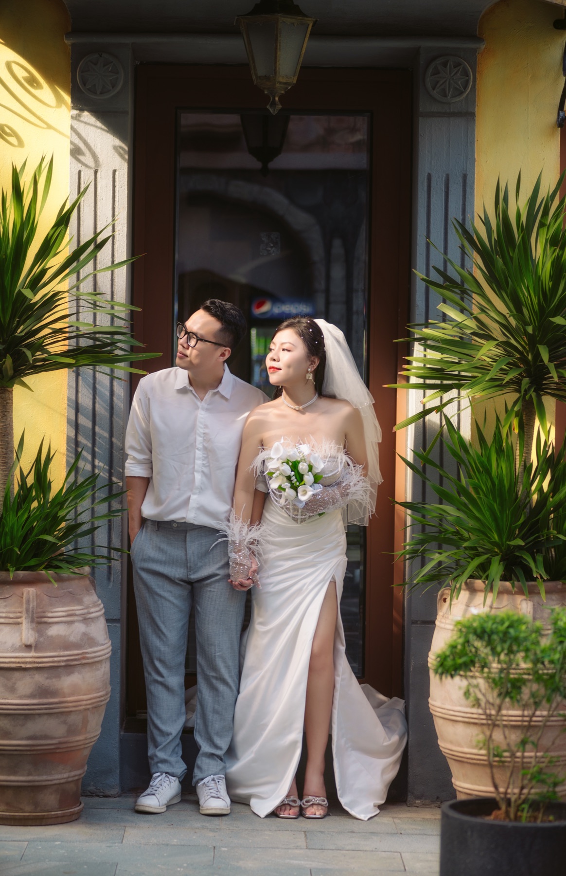 Ảnh cưới lãng mạn của cô dâu chú rể